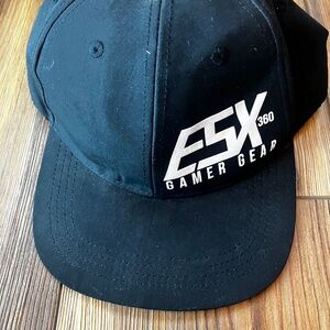 Esports ESX 360 Gamer Gear Youth Baseball Hat Snapback Cap Black One Size NWT